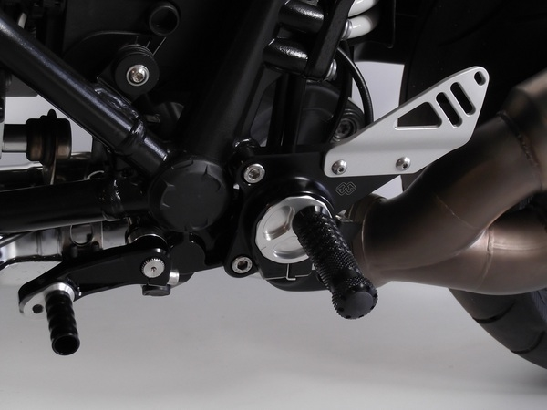 Rearset Black, Silver, 1, nordicamoto.ro