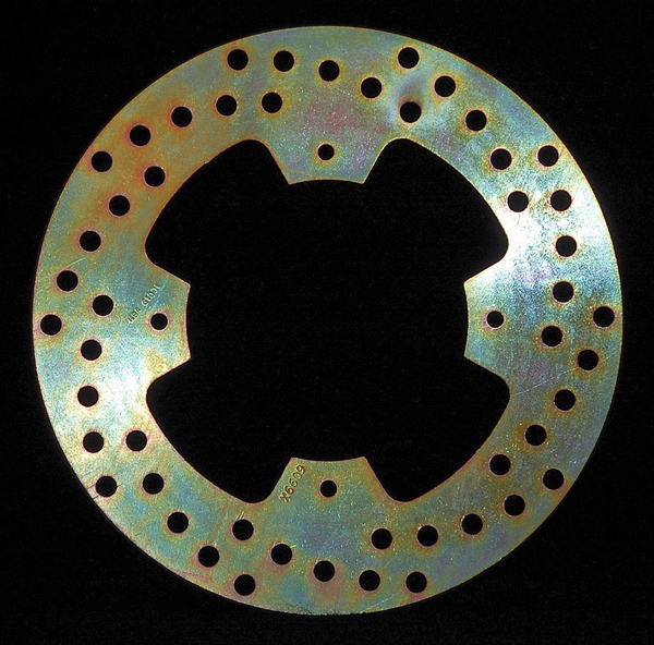 Round D-series Fixed Offroad Brake Rotor Gold, Zinc, 1, nordicamoto.ro