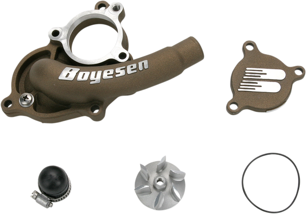 Supercooler Water Pump Cover And Impeller Kit Magnesium, Powder-coated, 1, nordicamoto.ro