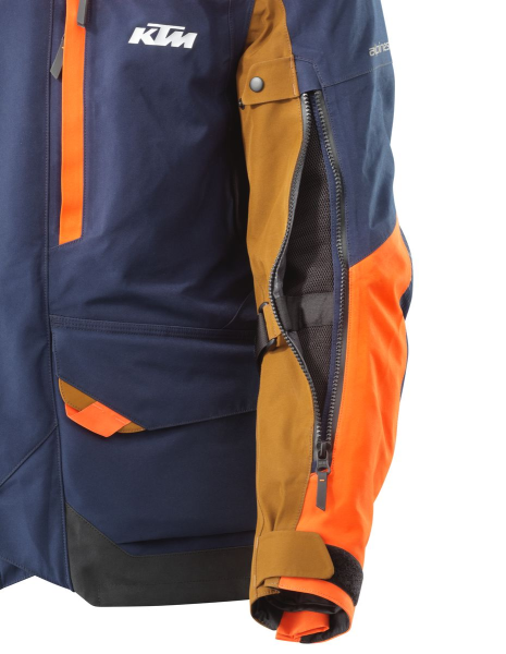 Geaca KTM Vast GORE-TEX Albastru/Negru/Portocaliu-2