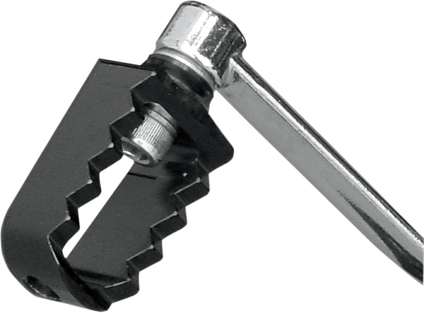 Adjustable Serrated Shifter Peg Black, 2, nordicamoto.ro