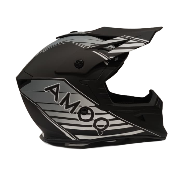 AMOQ Meteor V2 Helmet Axis Black/Grey XS-2