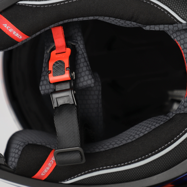 Casca integrala Acerbis X-way Graphic Portocaliu/Albastru XL-0