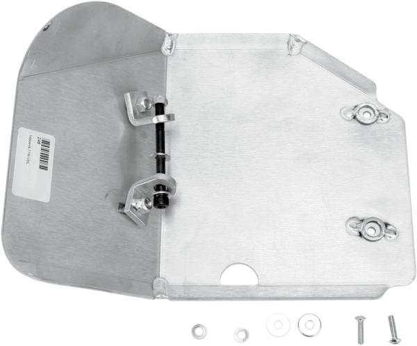 MOOSE RACING Aluminum Skid Plate Silver -0