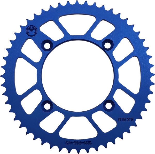 MOOSE RACING Rear Aluminum Sprocket Blue, 3, nordicamoto.ro