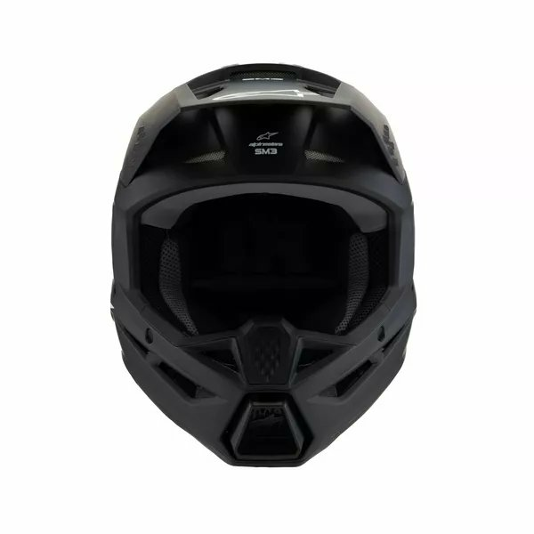 Casca Copii Alpinestars S-M3 Solid Black-2