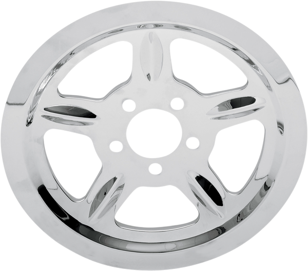 Chrome Outer Rear Pulley Insert Chrome, 1, nordicamoto.ro