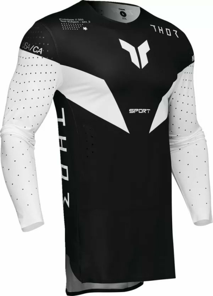Tricou Enduro Thor Sportmode Strike Black-4