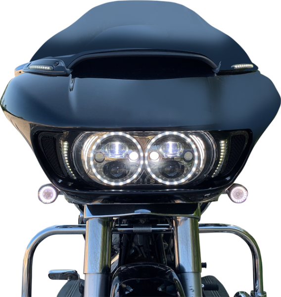 Led Vent Accent Lights Gloss Black, 1, nordicamoto.ro