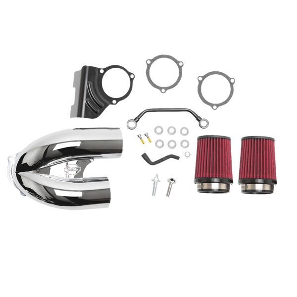 Tuned Induction Air Cleaner Silver, 1, nordicamoto.ro