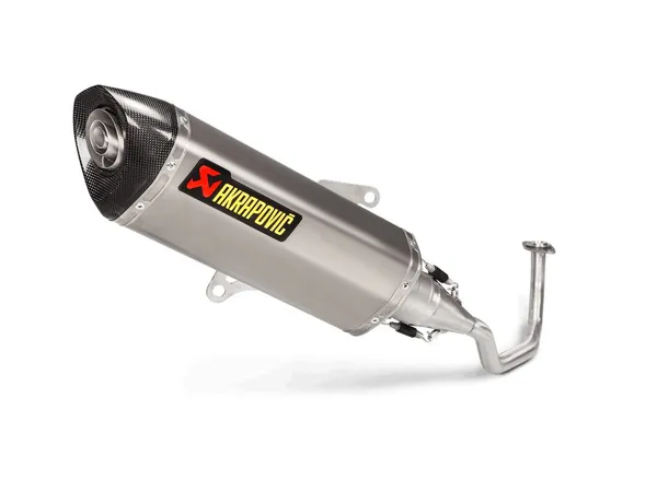 Racing Line Full Exhaust System Scooter Silver, Black -2f2afe8168d009ae1325fd1a1e3c375a.webp