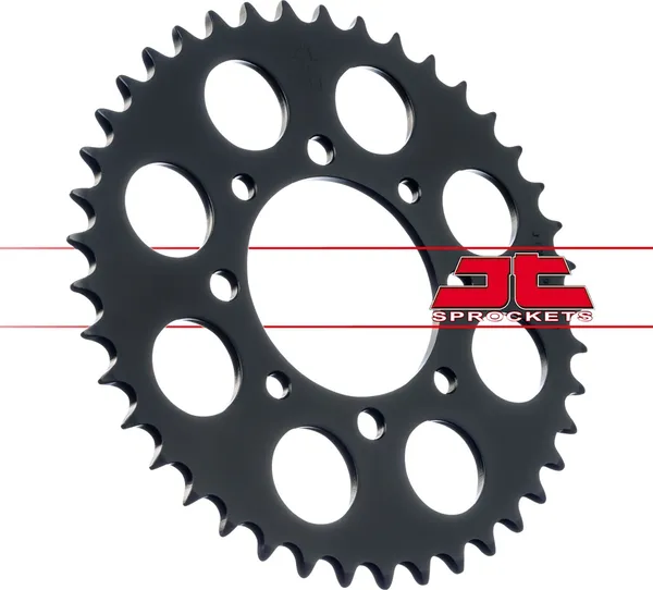 JT SPROCKETS Steel Rear Sprocket Black -1