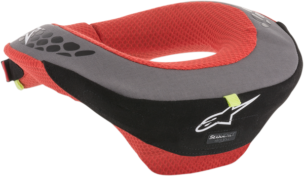 Youth Sequence Neck Roll Red -1