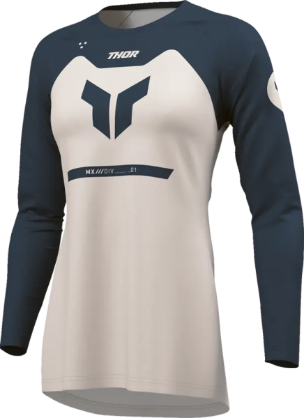 Womens Ridemode Menace Jersey Blue, Gray -4