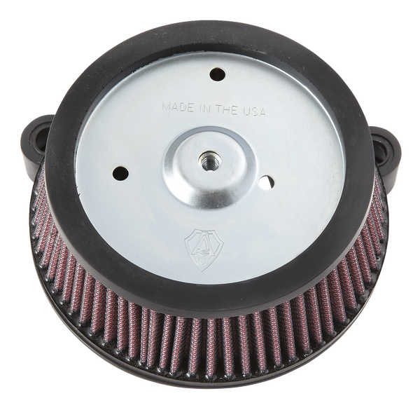 Big Sucker Air Filter Kit Accepts 8(r) Round Aftermarket Covers Only Black, 2, nordicamoto.ro