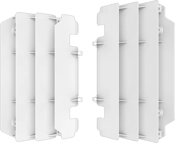 Grile de radiator albe, 1, nordicamoto.ro