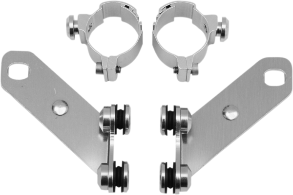 Custom Lower Deflector Mount Kit Silver, 1, nordicamoto.ro