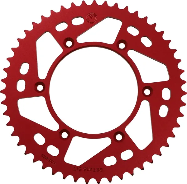 MOOSE RACING Rear Aluminum Sprocket Red 