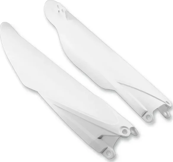 Plastic Fork Guards White-2