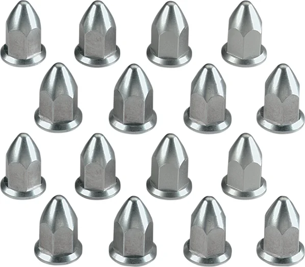 10mm Aluminum Lug Nuts Silver, 1, nordicamoto.ro