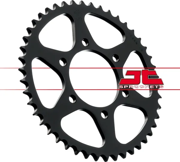 JT SPROCKETS Steel Rear Sprocket Black -1