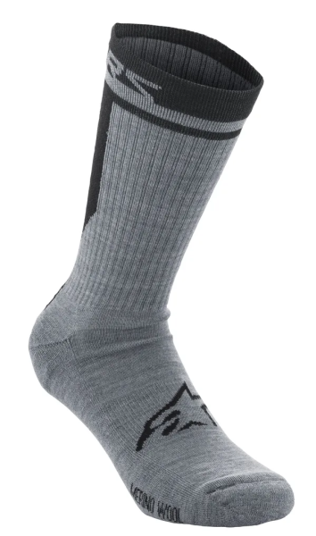 Sosete Alpinestars Merino 24 Black, Gray-1