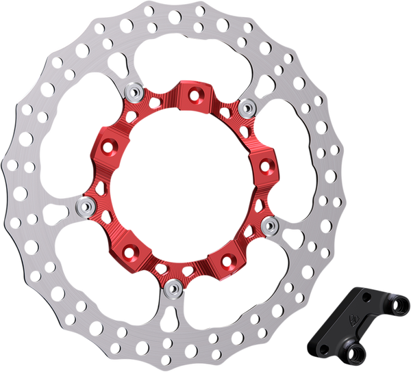 Big Brake 14(r) Full Floating Brake Rotor Kit Red, 1, nordicamoto.ro