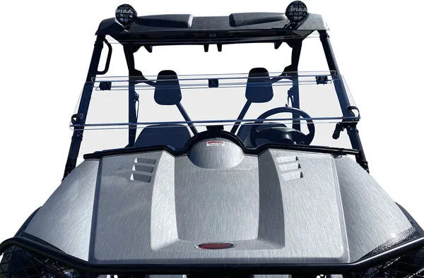 Deluxe Full Folding Windshield Clear -4