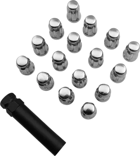 Splined Lug Nut Silver -0