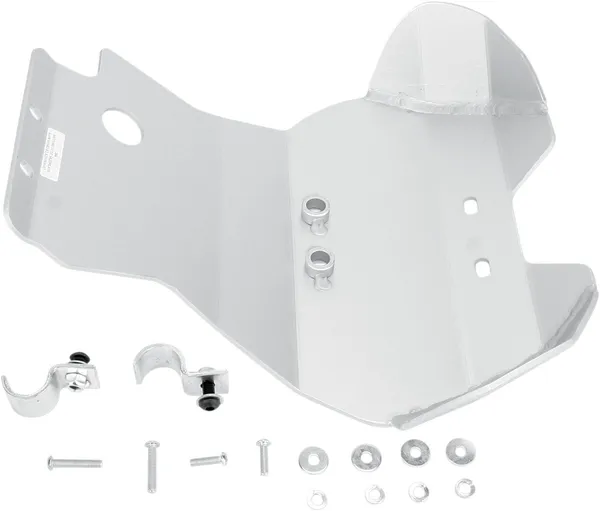 MOOSE RACING Aluminum Skid Plate Silver -0