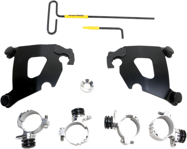 Cafe Fairing Trigger-lock Hardware Kit Black, 1, nordicamoto.ro