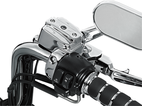 Handlebar Control Cover Kit Silver, 1, nordicamoto.ro