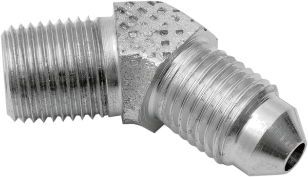 Chrome Steel Brake Line Fitting Chrome, 1, nordicamoto.ro