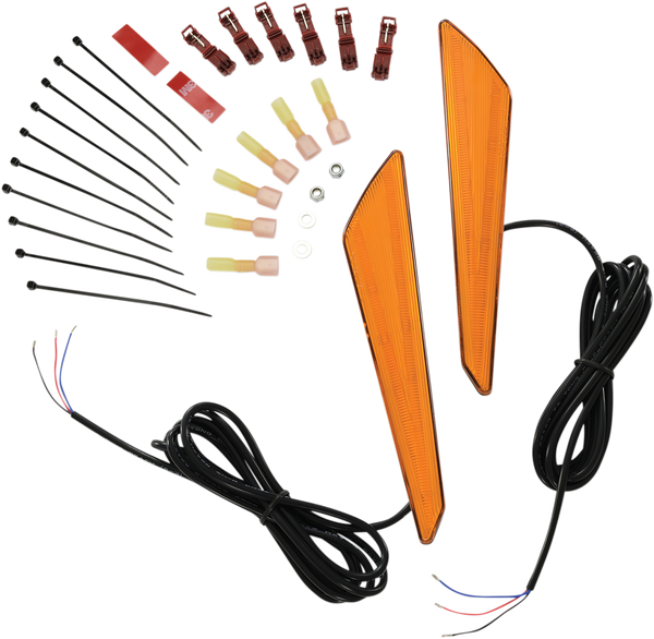 Amber Led Marker Light Set Amber, 1, nordicamoto.ro