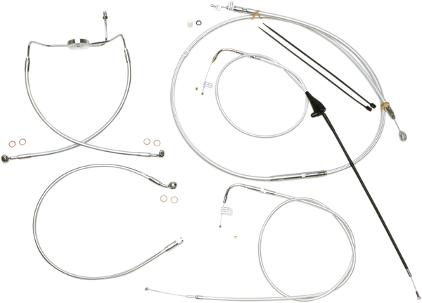 Sterling Chromite Ii® Designer Handlebar Installation Kit Silver, 1, nordicamoto.ro