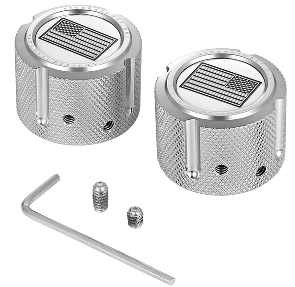 Front Axle Nut Cover Silver, 4, nordicamoto.ro