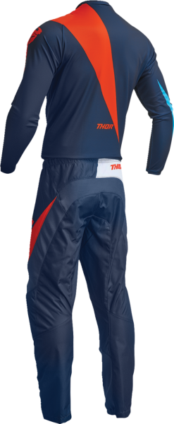 Tricou Copii Thor Sector Edge Navy/Orange-5