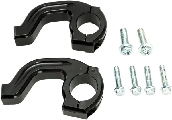 MOOSE RACING Replacement Contour Handguard Inner Mount Clamp Black 