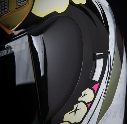 Casca Icon Airform™ Grillz Black/Gold/Pink/White S, 9, nordicamoto.ro