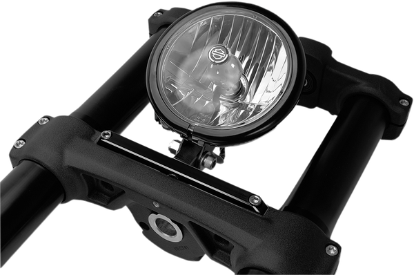 Headlight Base Bracket And Mount Block Black, 1, nordicamoto.ro