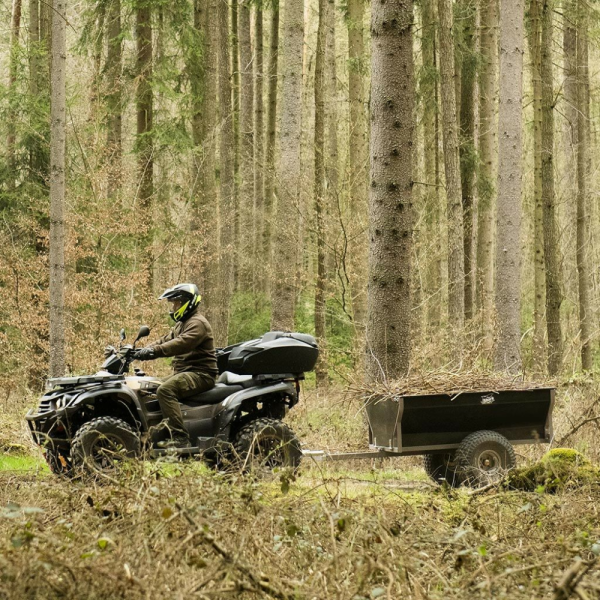Remorca ATV Shark Wood 550 Black-0