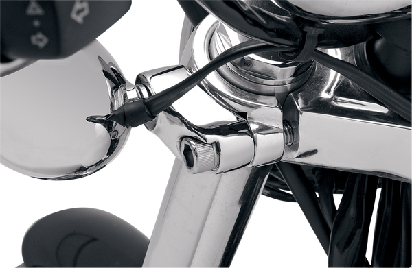 Short Turn Signal Mounts For 39mm/49mm Forks Chrome, 2, nordicamoto.ro