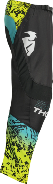 Pantaloni Thor Sector Atlas Acid/Black/Teal-2
