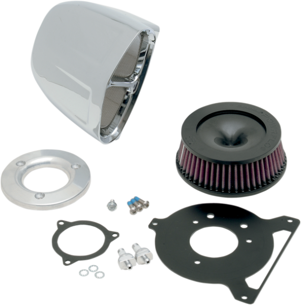 Powrflo Air Intake Kit Silver, 3, nordicamoto.ro