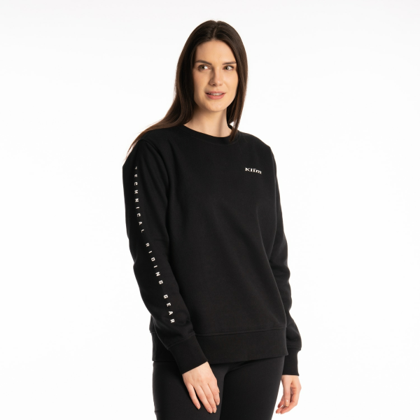 Bluza Dama Klim Morgan Ridge Crew Wisteria - Black-9