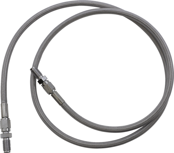 Extended Length Brake Line Silver Oversize [+152 mm (6'')], 1, nordicamoto.ro