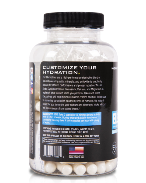 Supliment alimentar cu electroliți Ryno Power ELECTROLYTES, 100 capsule, 50 de porții, 4, nordicamoto.ro