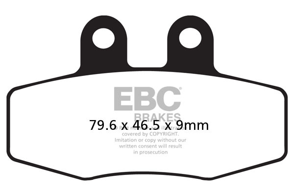Fa Series Organic Brake Pads, 2, nordicamoto.ro