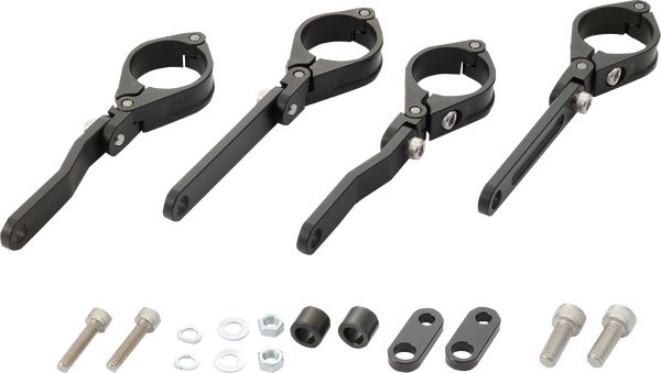 Headlight Bracket Set Black, 1, nordicamoto.ro