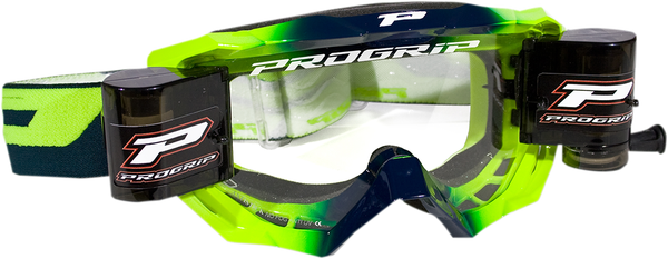 3200 Venom Roll Off Mounted Mx Goggles Blue, Hi-vis, Yellow, 1, nordicamoto.ro